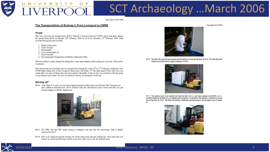 sct archaeology march 2006