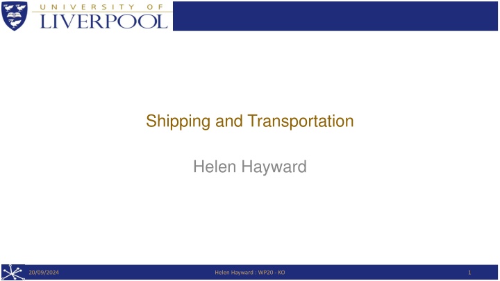 shipping and transportation