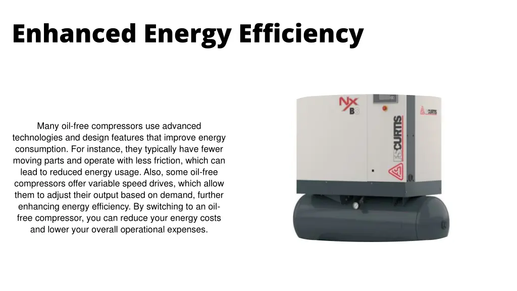 enhanced energy efficiency