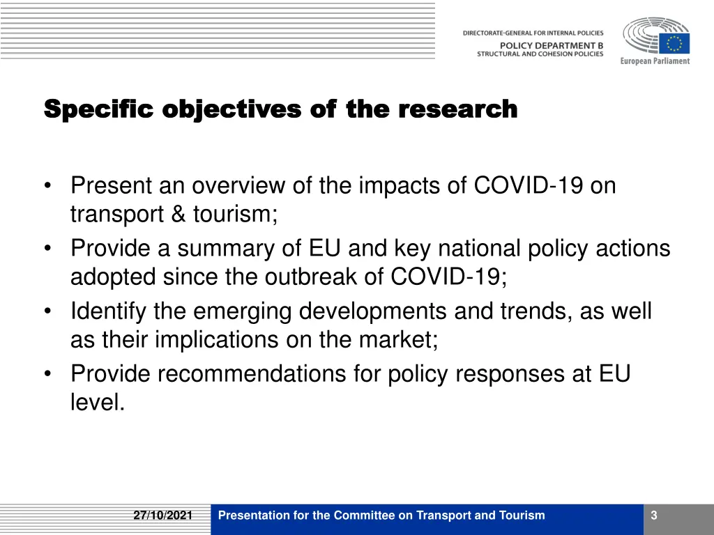 specific objectives of the research specific