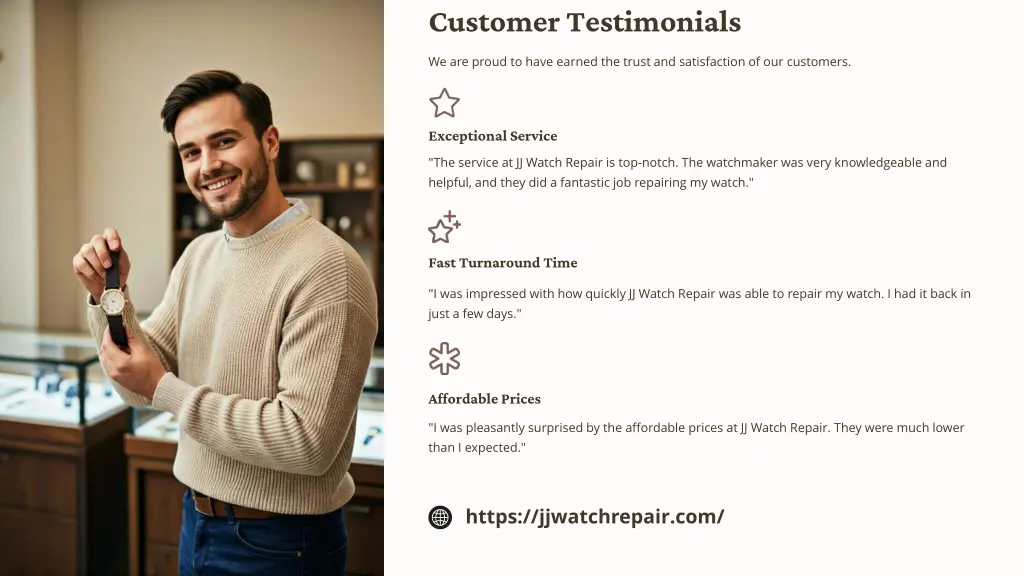 customer testimonials