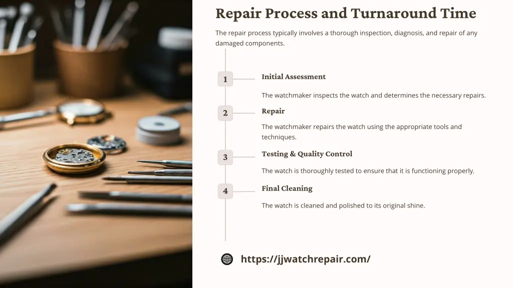 repair process and turnaround time