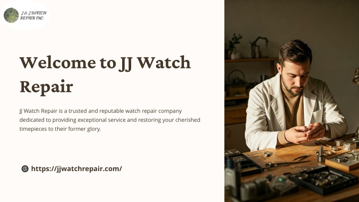 welcome to jj watch repair