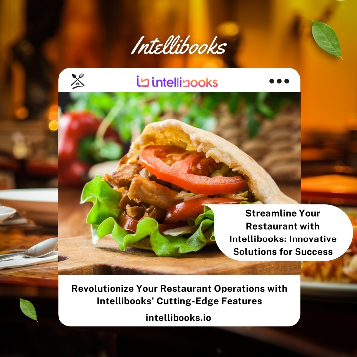 streamline your restaurant with intellibooks