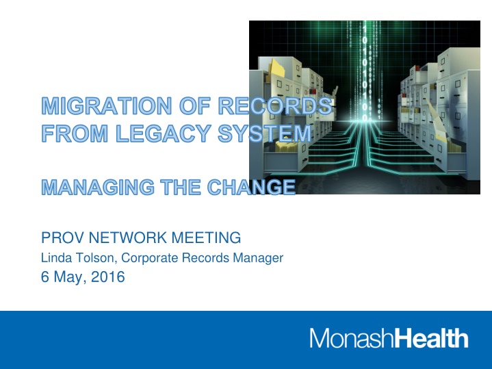 migration of records from legacy system