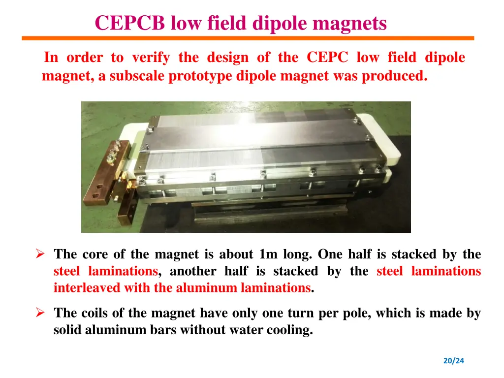 cepcb low field dipole magnets 4