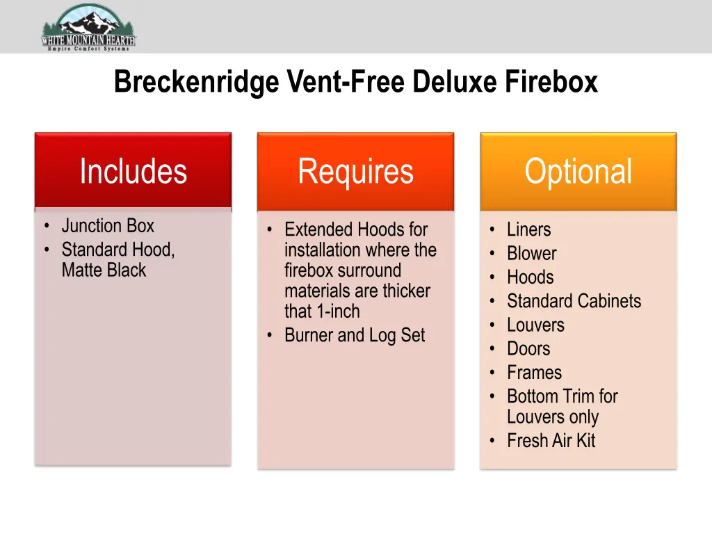 breckenridge vent free deluxe firebox 2