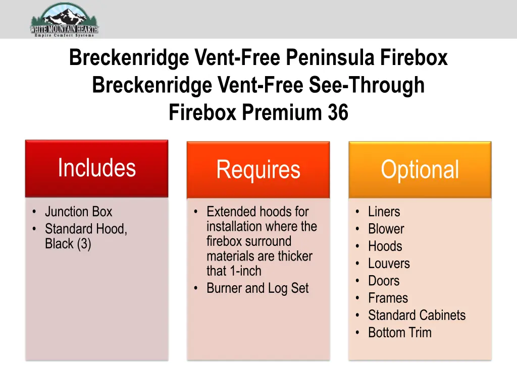 breckenridge vent free peninsula firebox 2