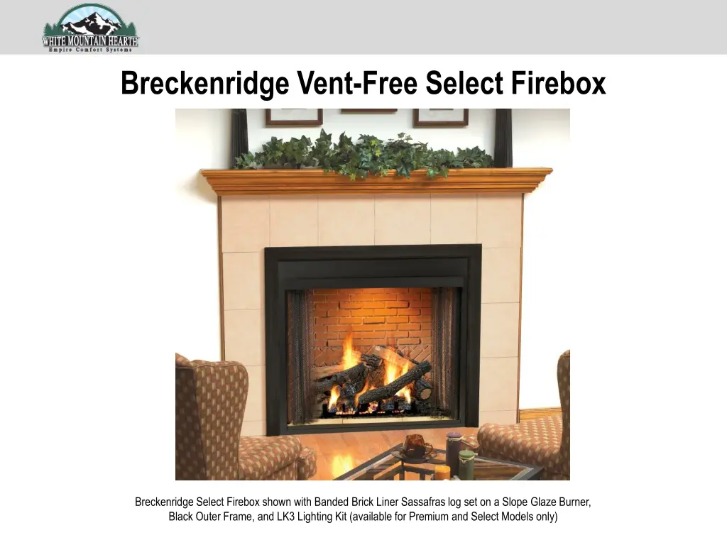 breckenridge vent free select firebox 1