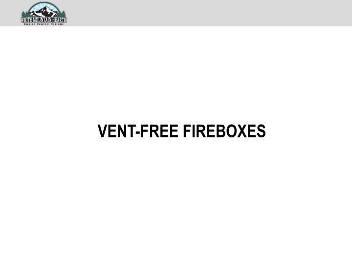 vent free fireboxes