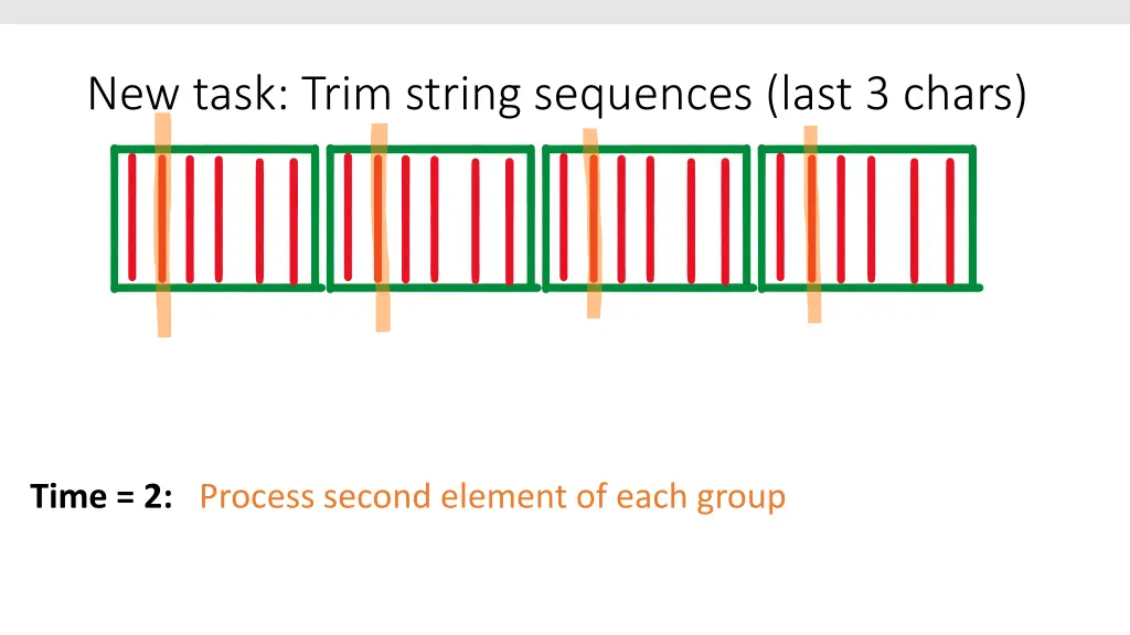 new task trim string sequences last 3 chars 7