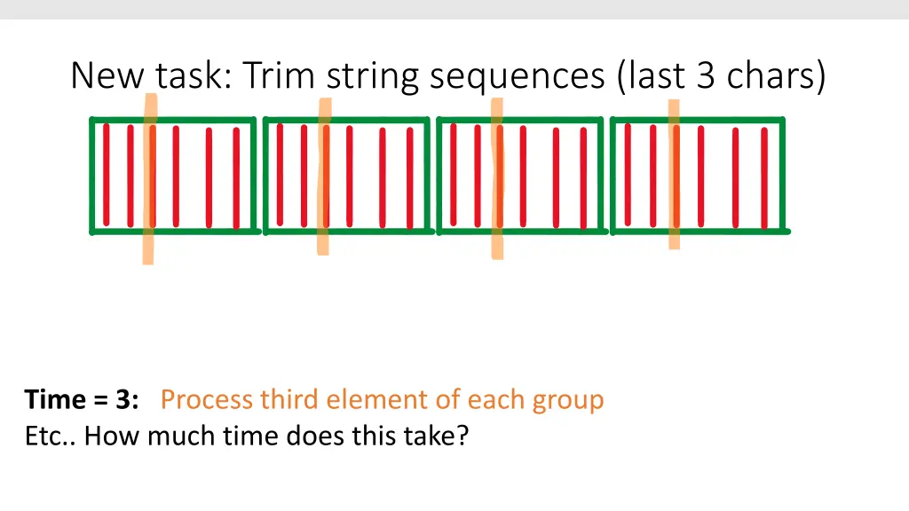 new task trim string sequences last 3 chars 8