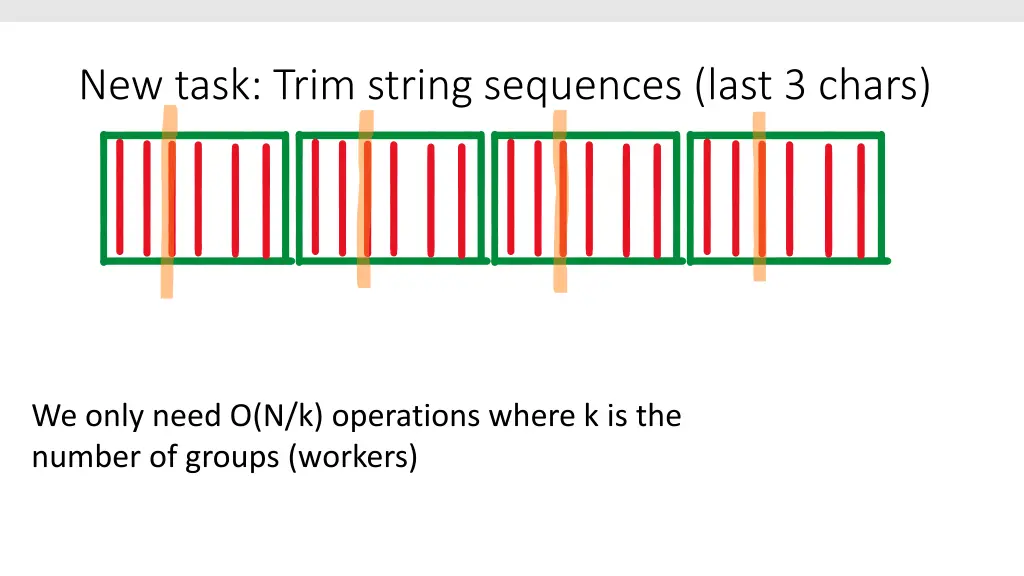 new task trim string sequences last 3 chars 9