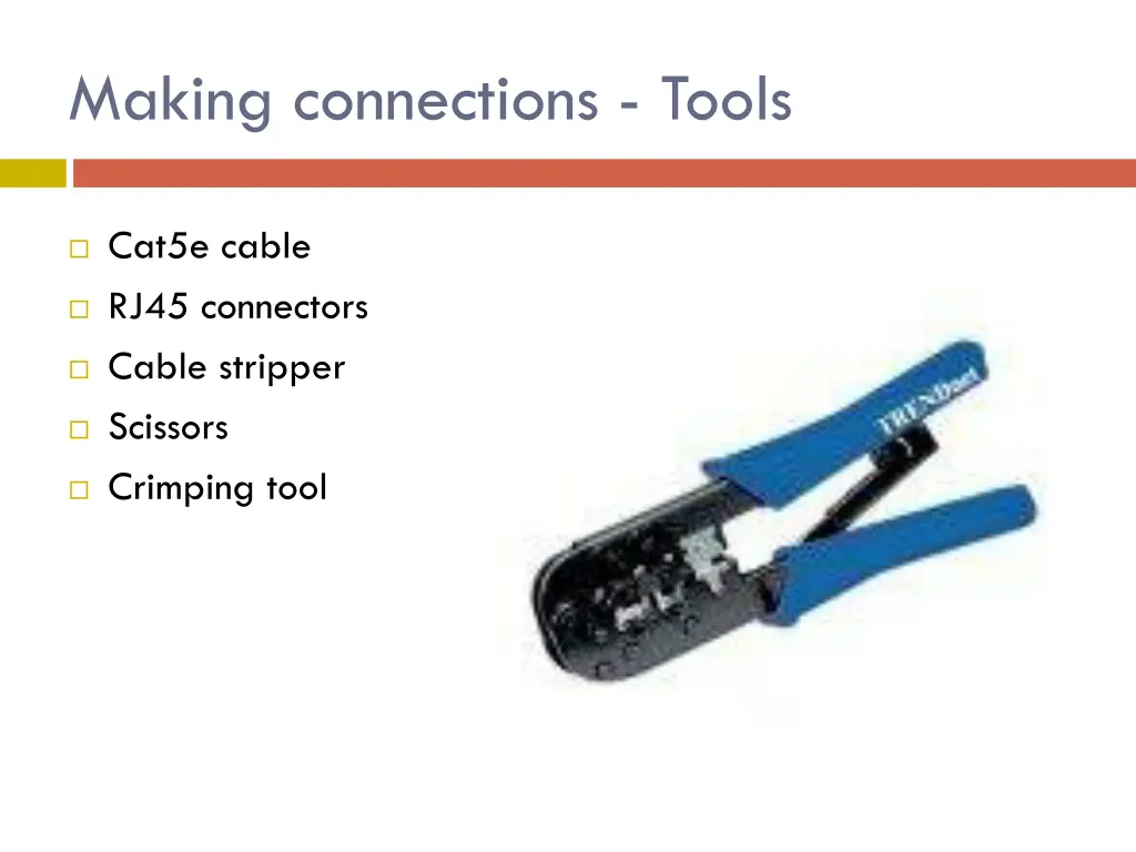 making connections tools