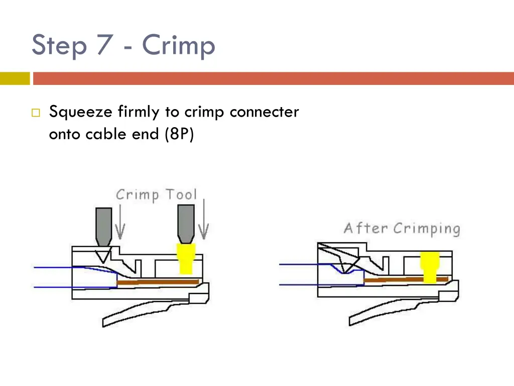 step 7 crimp