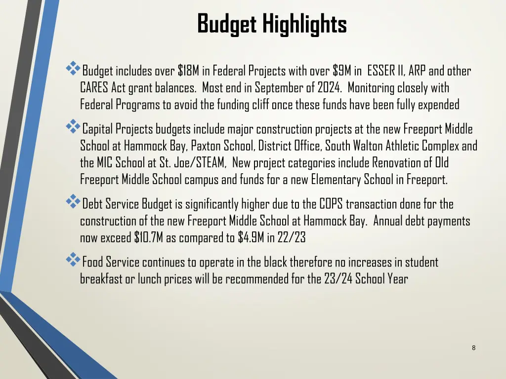 budget highlights 1