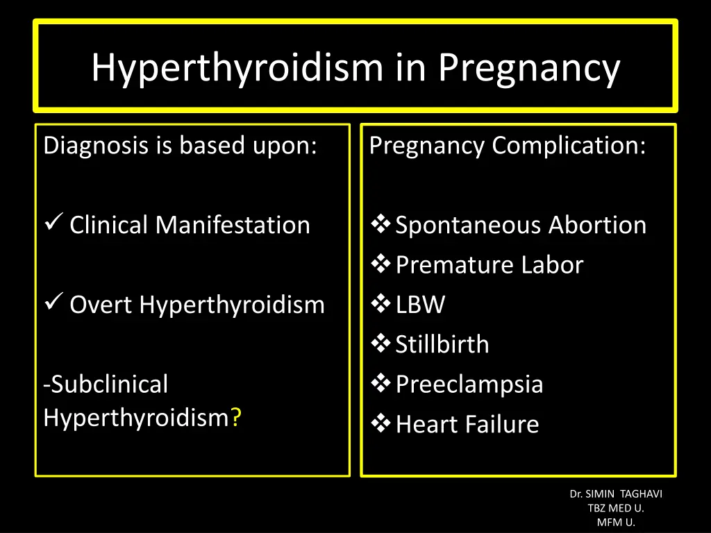 hyperthyroidism in pregnancy