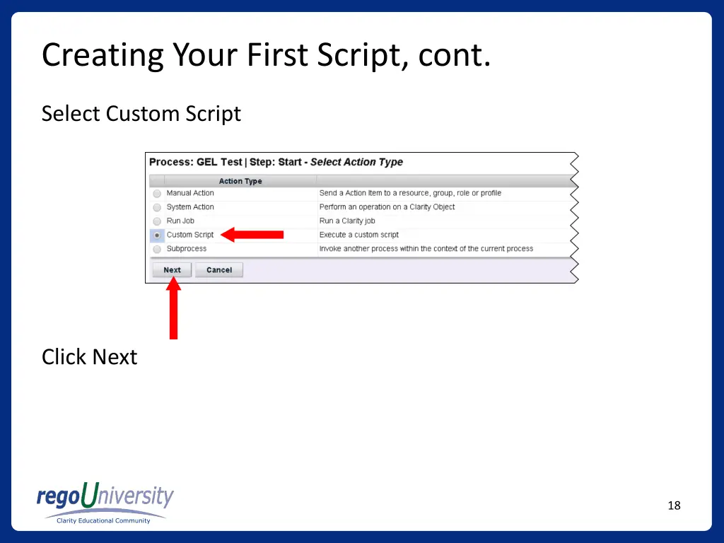 creating your first script cont 3