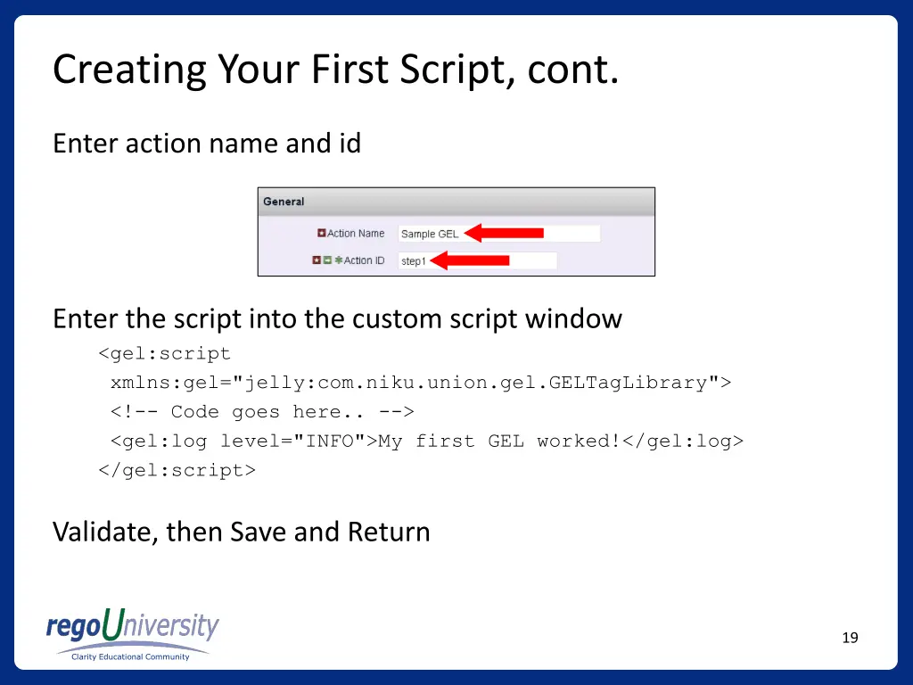 creating your first script cont 4