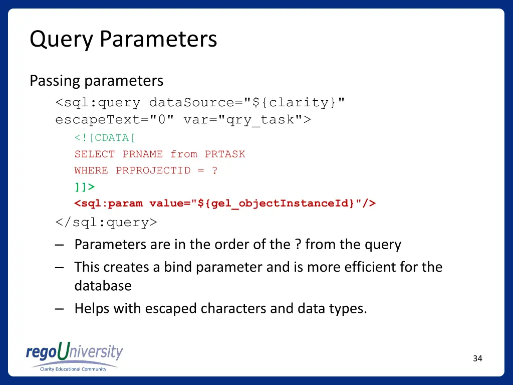 query parameters