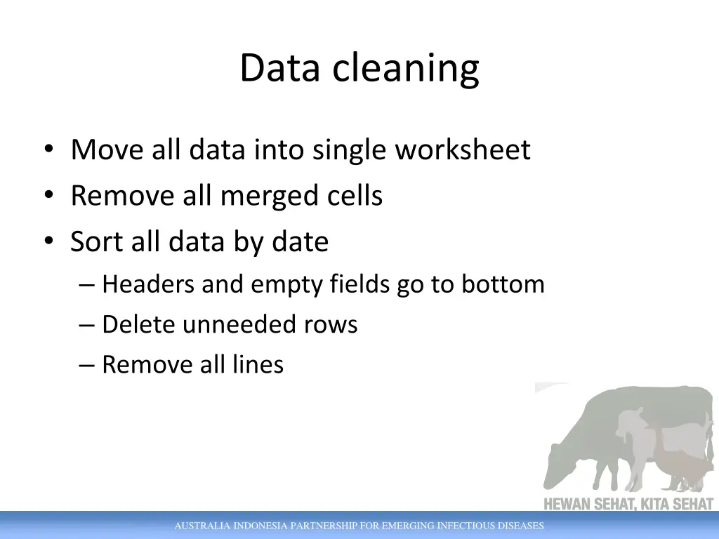 data cleaning