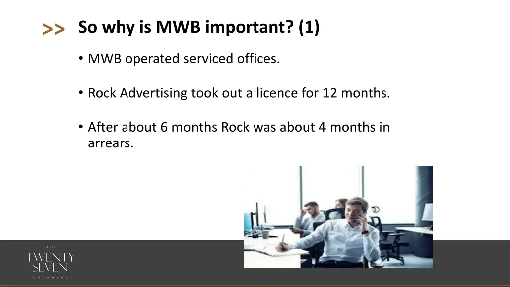 so why is mwb important 1