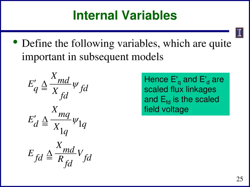 internal variables