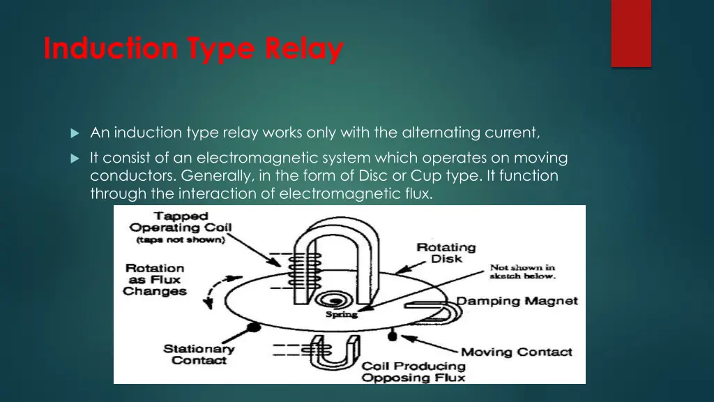 induction type relay