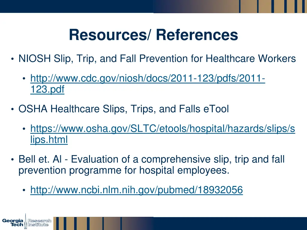 resources references