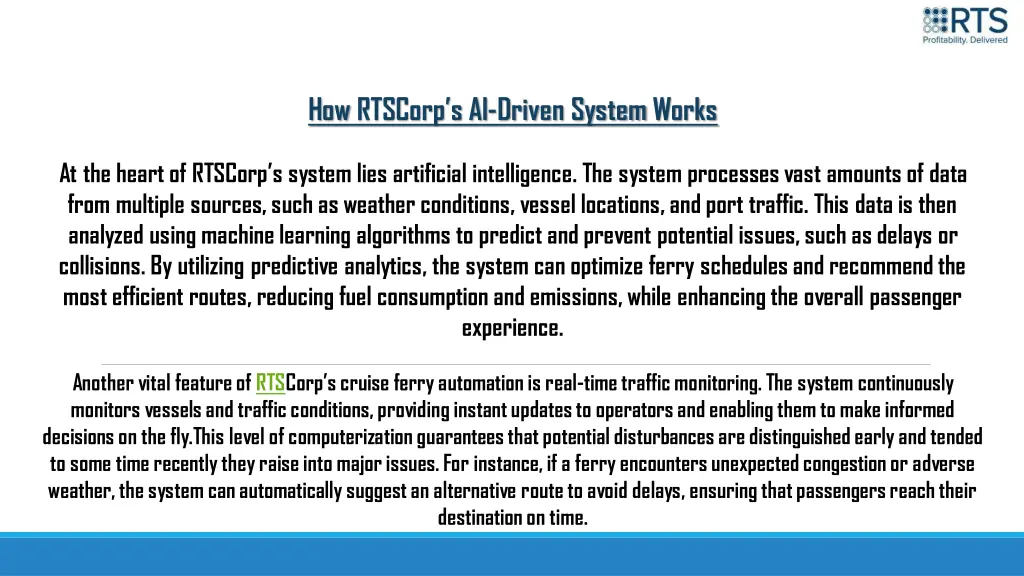 how rtscorp s ai driven system works