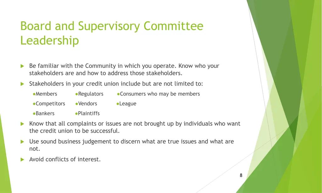 board and supervisory committee leadership 2