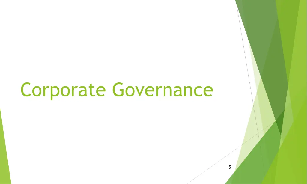 corporate governance