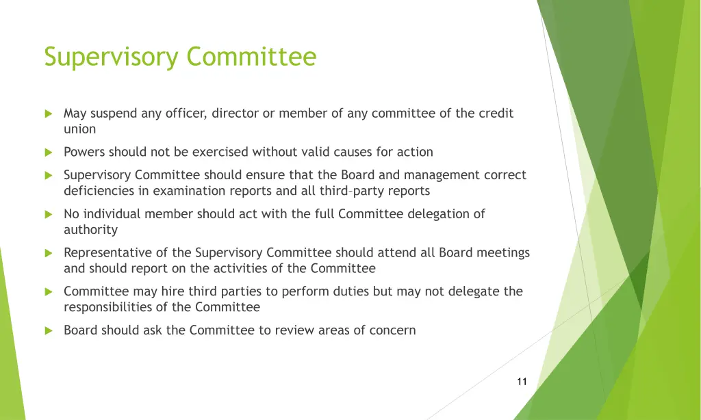 supervisory committee 1