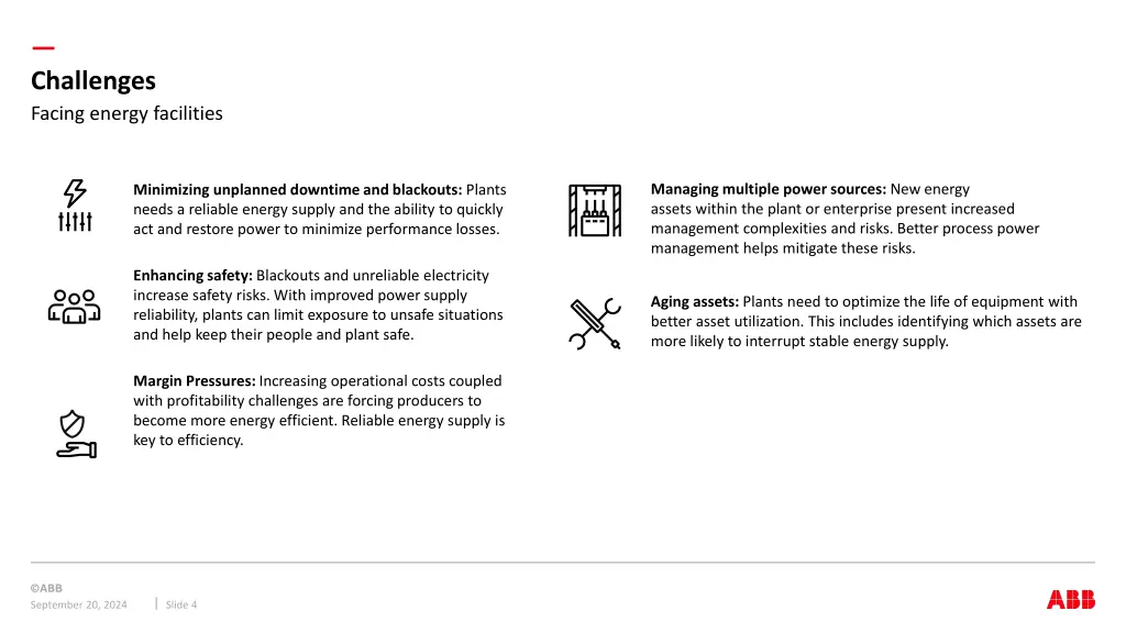 challenges facing energy facilities 1