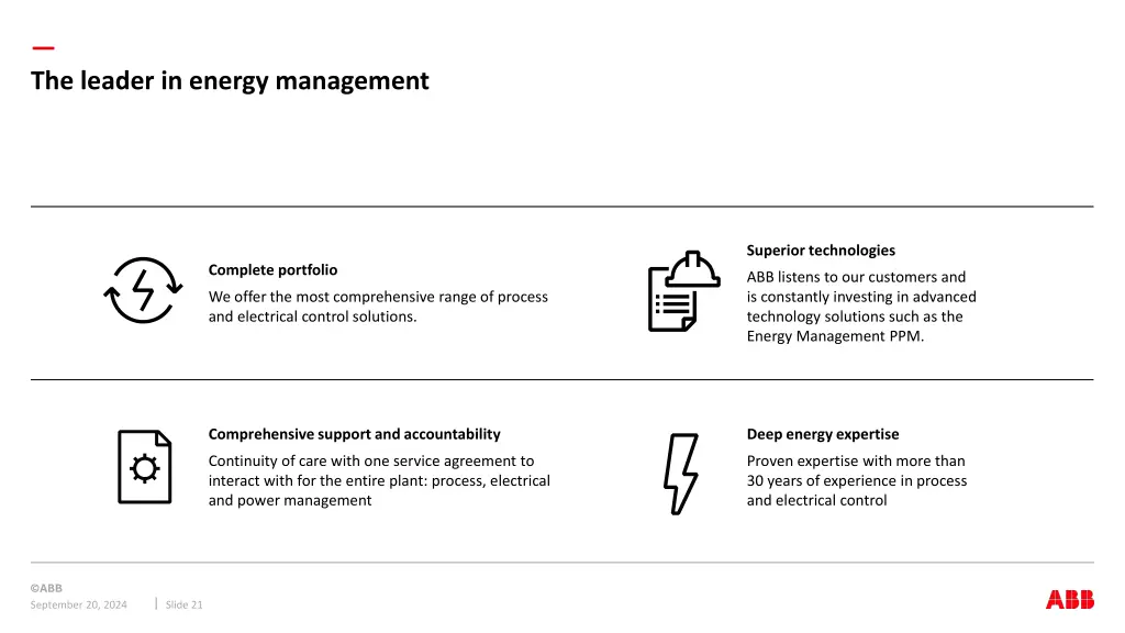 the leader in energy management