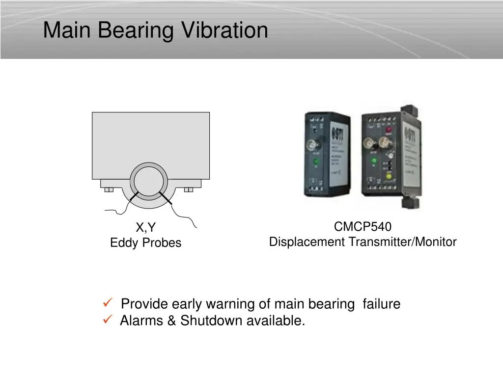 main bearing vibration