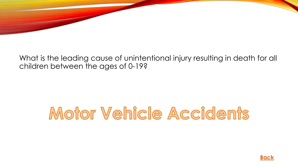 what is the leading cause of unintentional injury