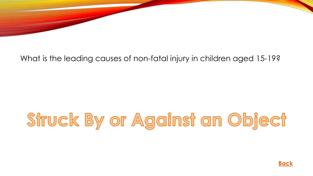 what is the leading causes of non fatal injury