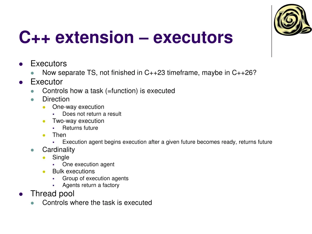 c extension executors