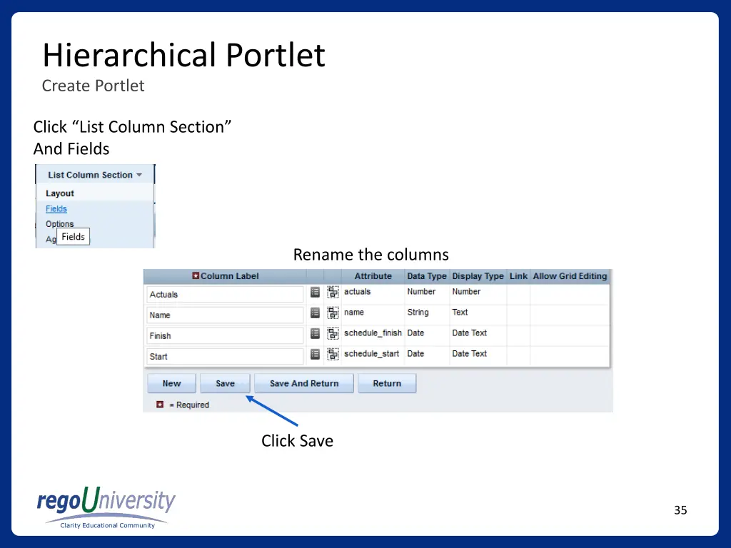 hierarchical portlet 12