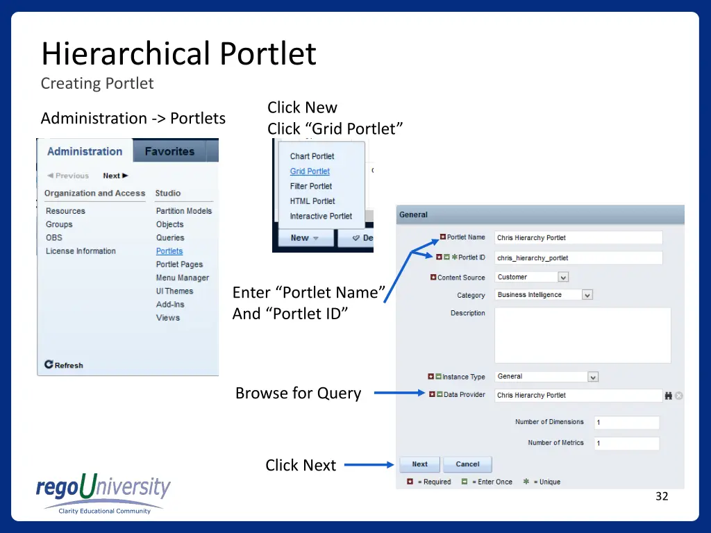 hierarchical portlet 9