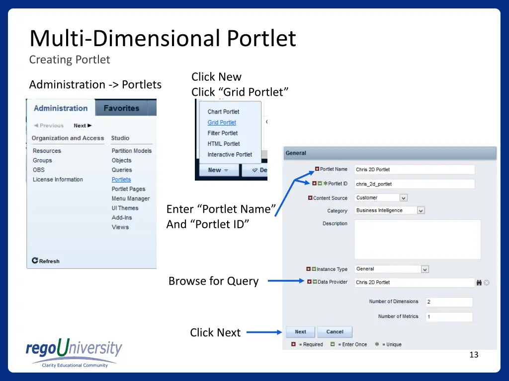 multi dimensional portlet 8