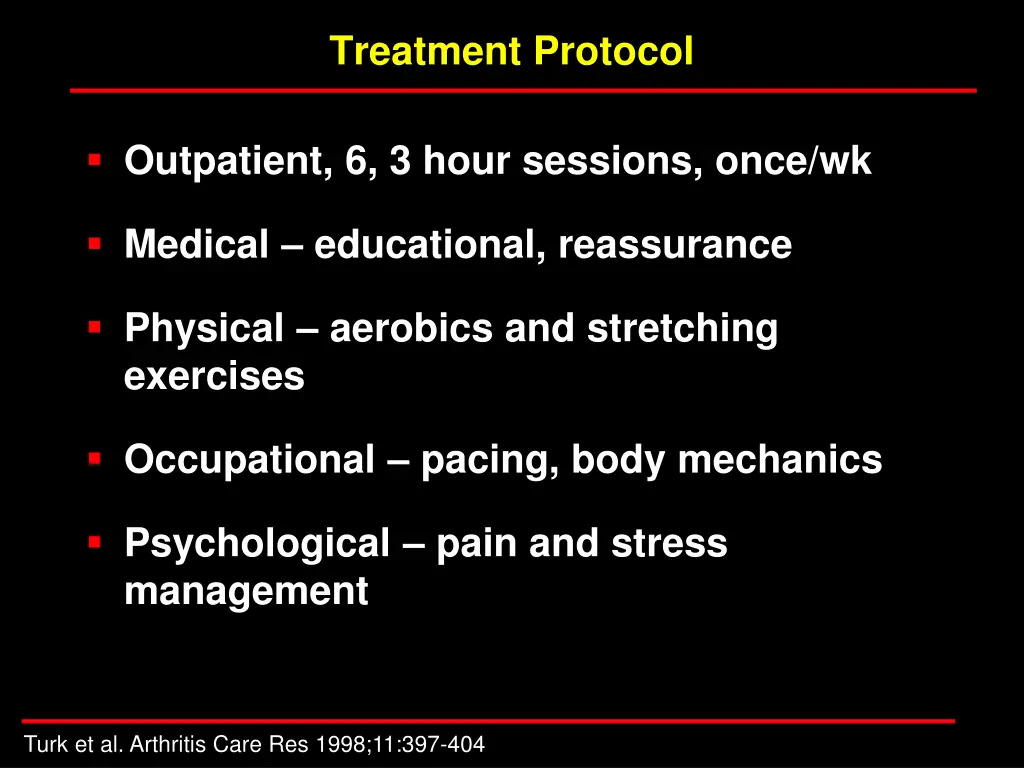 treatment protocol