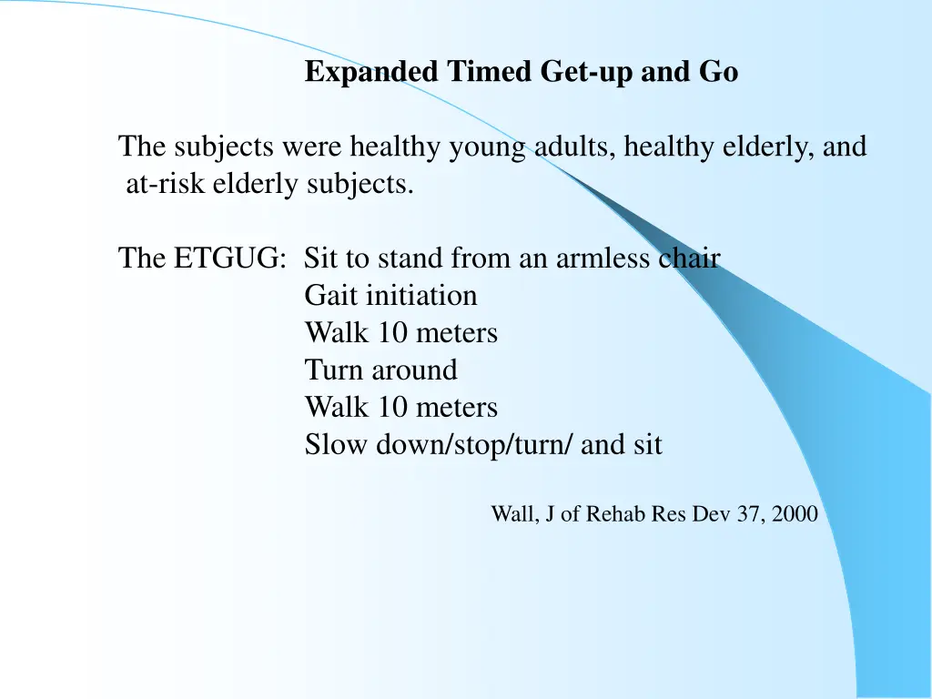 expanded timed get up and go 1