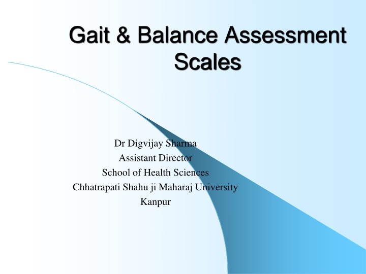 gait balance assessment scales