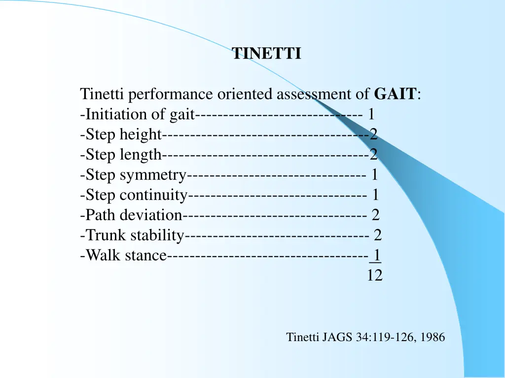 tinetti 5