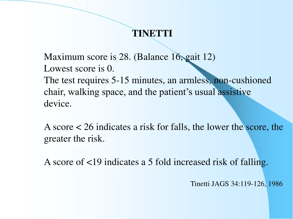 tinetti 6