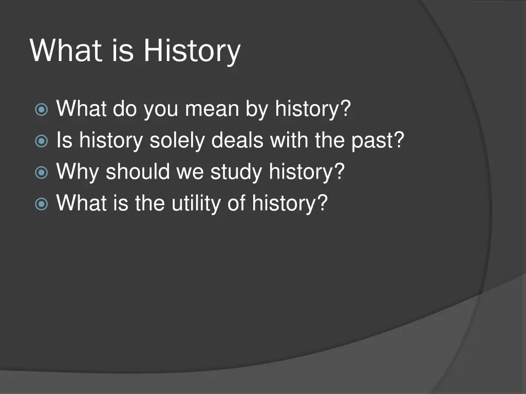 what is history