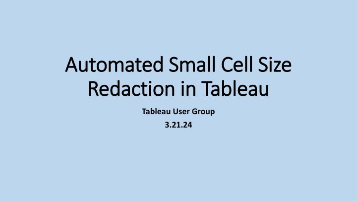 automated small cell size automated small cell