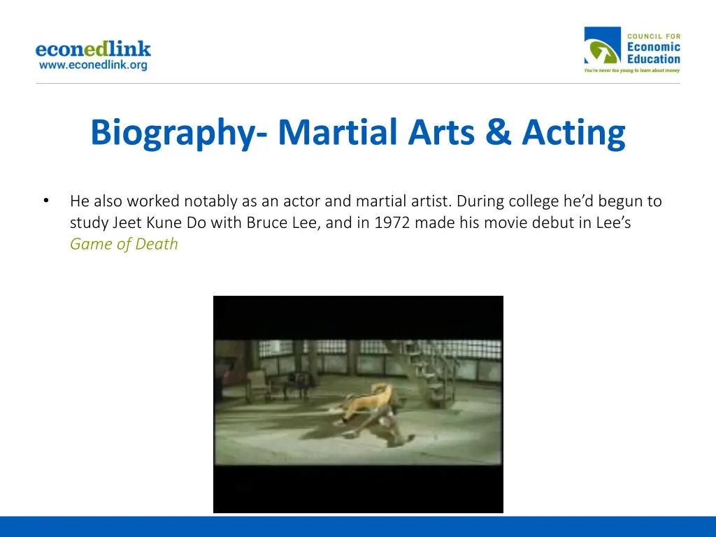 biography martial arts acting